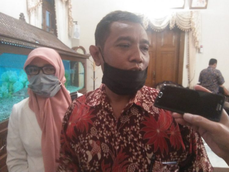 Ketua Kelompok PKL GOR Sidoarjo, Samsul Hidayat/Foto; Dimas