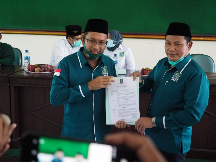 Usai menerima rekomendasi dari PKB, Hus Muhdlor siap merangkul elemen-elemen sehingga yang pertama dilakukan adalah konsolidasi/Foto: Dimas.