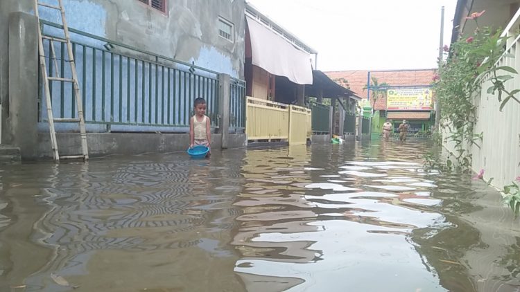 Banjir yang terjadi di Tanggulangin beberapa waktu lalu/Foto: Dimas