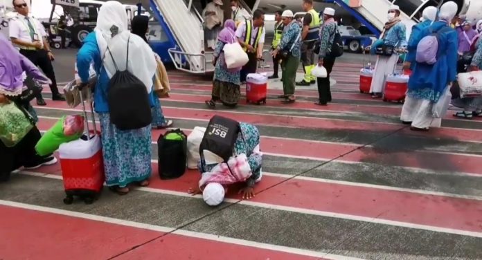 Jamaah haji kloter pertama tiba di juanda