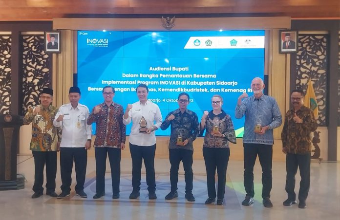 Monitoring program INOVASI di Kabupaten Sidoarjo dari Kemendikbud dan Kemenag RI di Pendopo Delta Wibawa/Foto: Ipung Syaiful
