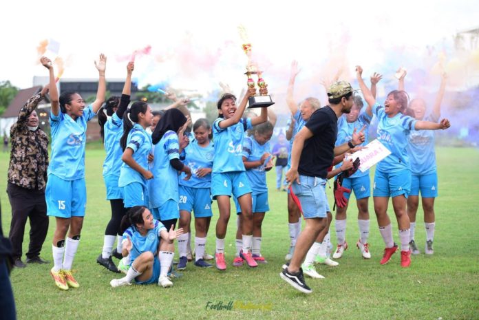 Padat Karya Foundation Women Cup 2023 pertama yang dimenangkan SMAN Wonoayu / foto: Padat Karya for Sidoarjonews.id