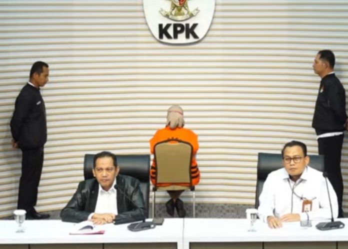 FOTO: Konfrensi Pers terkait OTT KPK di BPPD Sidoarjo/Foto: Istimewa