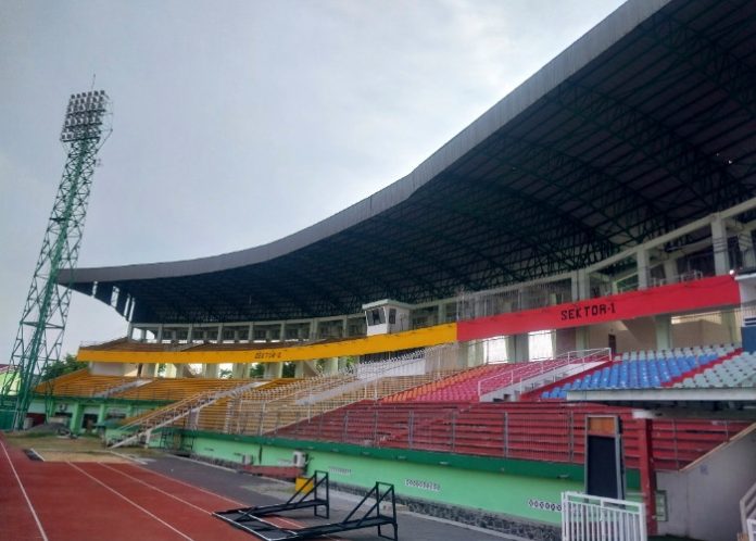 Stadion Gelora Delta Sidoarjo yang akan direnovasi sesuai standar PSSI dan FIFA (Ipung Syaiful)