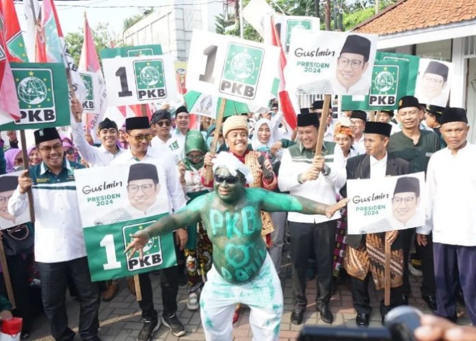 DPC Partai Kebangkitan Bangsa (PKB) saat mendaftarkan caleg Pemilu 2024 di Kantor KPU Sidoarjo/Foto: Istimewa