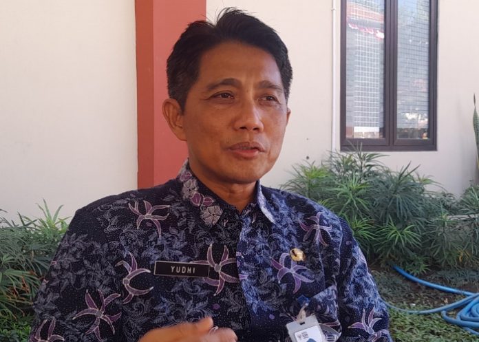 Kepala Disporapar Sidoarjo Yudhi Irianto saat ditemui di kantornya/foto: Ipung Syaiful