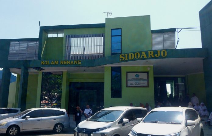 Kolam Renang GOR Sidoarjo bakal diperbaiki/Foto; Ipung Syaiful