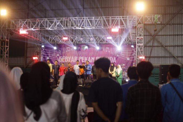 DPD KNPI Sidoarjo gelar Festival Music dan deklarasi pilkada damai/Foto: Ipung Syaiful