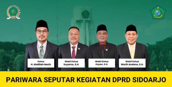 Pimpinan DPRD Sidoarjo periode tahun 2024 - 2029 / Foto: sidoarjonews.id