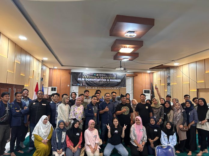 Karang Taruna Kecamatan Sidoarjo Kota Saat mengadakan Seminar dan Workshop Film Dokumenter dan Narasi/Foto: Istimewa