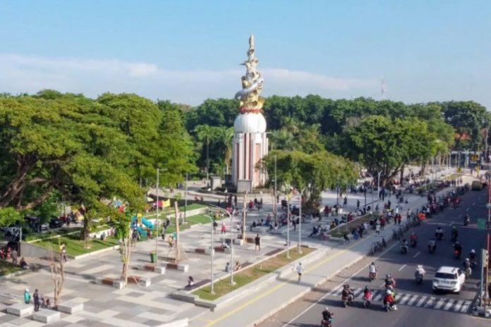 Penampakan Alun-alun Sidoarjo/Foto: Kominfo Sidoarjo