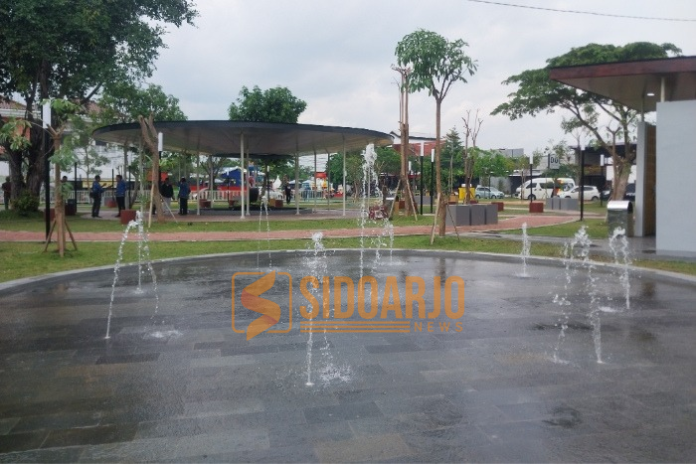 Taman Tara di Pagerwojo sebagai wahana bermain anak dan ruang publik baru di Sidoarjo/Foto: Ipung Syaiful