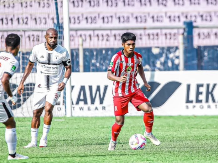 Deltras FC saat menghadapi Persipura Jayapura di Grup C Liga 2/Foto: Instagram Deltras