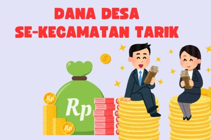 Iustrasi Dana Desa se-Kecamatan Tarik/ foto: Ipung Syaiful