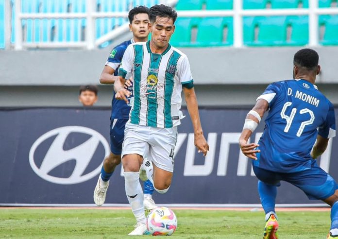 Pemain Deltras FC saat menghadapi PSPS Pekanbaru di Stadion Gelora Delta Sidoarjo/Foto: Instagram Deltras FC