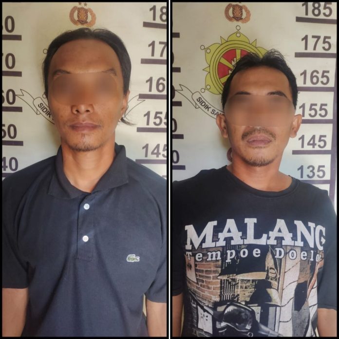 Wajah kedua pelaku/Foto: istimewa