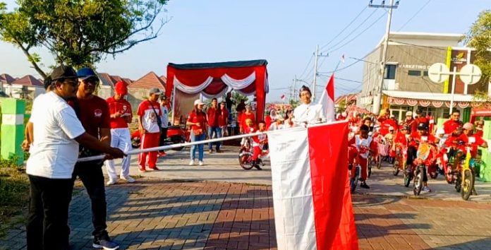 Suasana penuh keceriaan dan kebersamaan tampak terasa di Perumahan Azzahra City Juanda, Desa Prasung, Kecamatan Buduran, Sidoarjo, Minggu, (31/08/2025) /Foto: istimewa