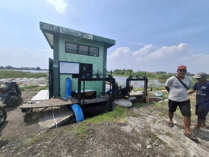 Potret rumah pompa yang ada di Desa Banjarasri, Tanggulangin / Foto: istimewa