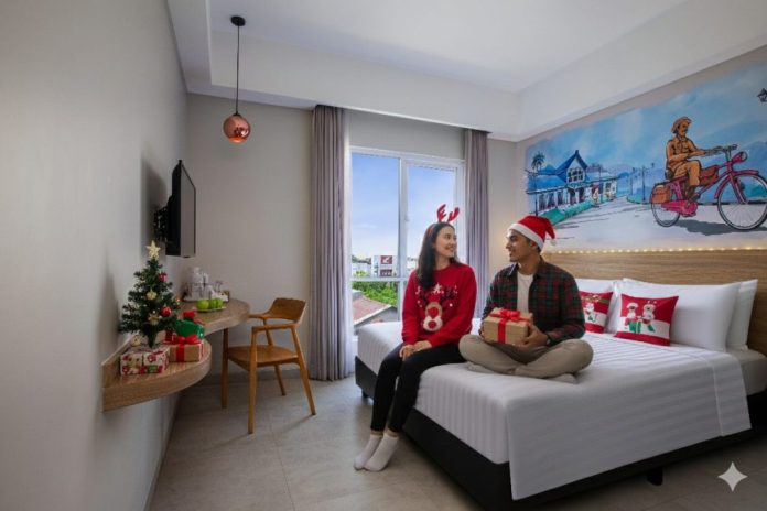 Program Favehotel bertajuk “Joyful Stay” berlaku pada 24–28 Desember 2025. Selain menginap, tamu hotel mendapatkan sarapan untuk dua orang, serta makan malam all you can eat / Foto: istimewa