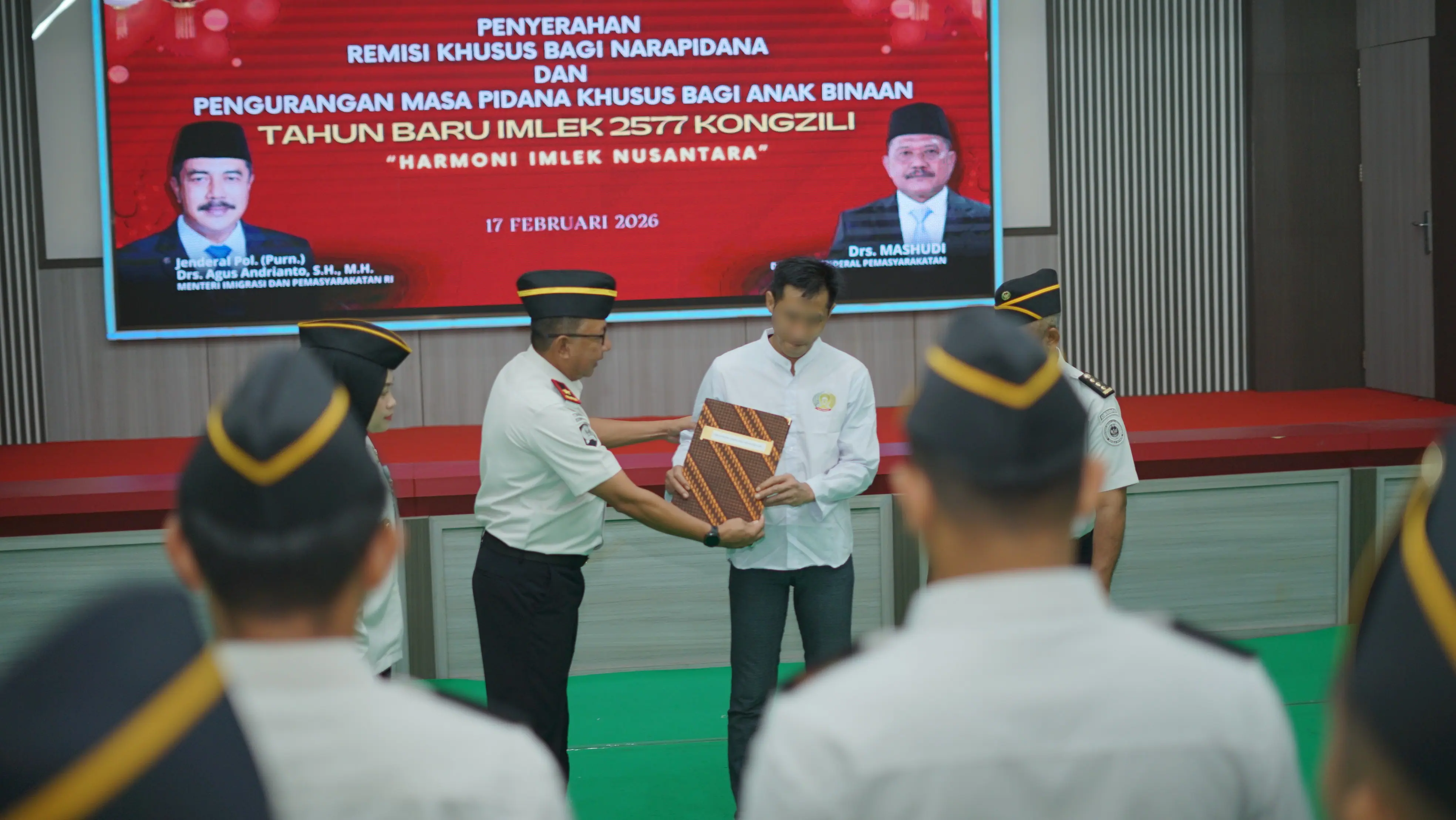 Imlek 2577 Kongzili, Napi Asal Malaysia di Lapas Porong Dapat Potongan Hukuman Satu narapidana warga negara asing asal Malaysia berinisial CKL mendapat remisi di Lapas Porong / Foto: istimewa