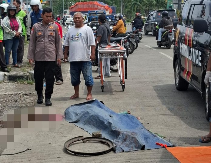 Korban meninggal dunia di lokasi kejadian / Foto: istimewa