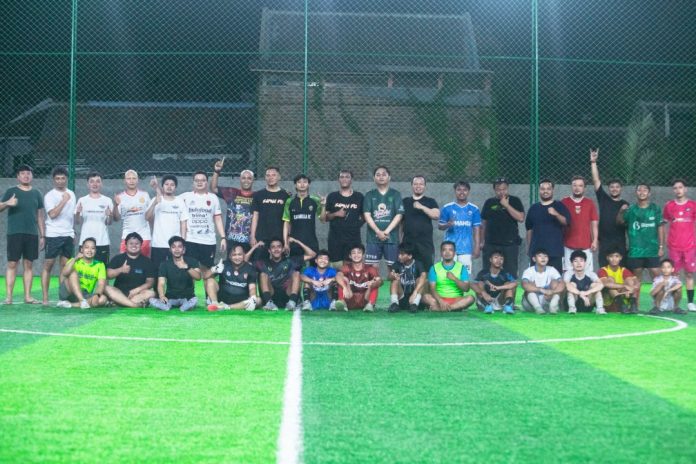 Peserta Fun Match Mini Soccer SAPMA Pemuda Pancasila Sidoarjo (Vol.1), di Pilar Sport Center, Sidoarjo, Selasa, (12/05/2026 )malam / Foto: istimewa