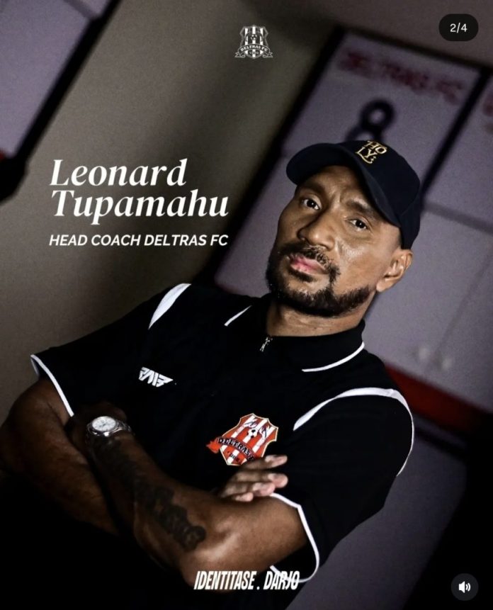Leonard Tupamahu resmi ditunjuk sebagai Head Coach Deltras FC dalam menghadapi turnamen Pegadaian Championship 2026/2027 / Foto: istimewa